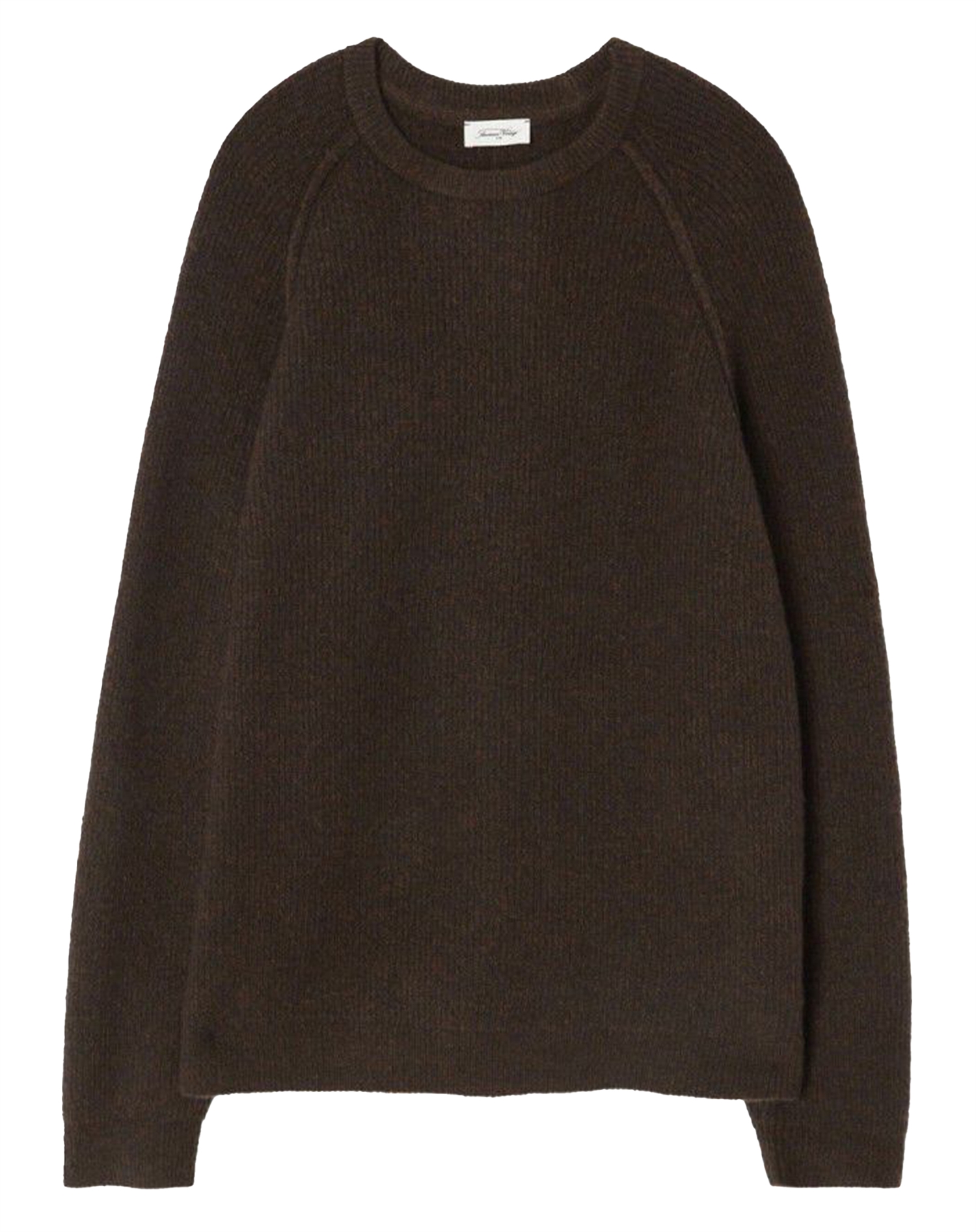 American Vintage - Men\'s Jumper Damsville Strik - Choco Melange